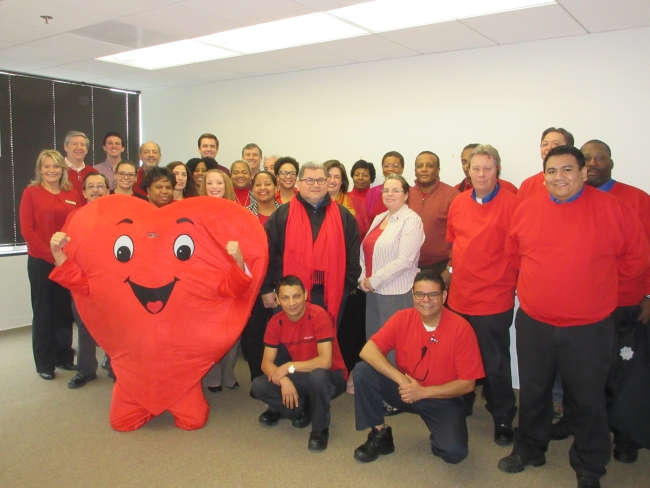 2017 Wear Red Day in partnership with American Heart Association